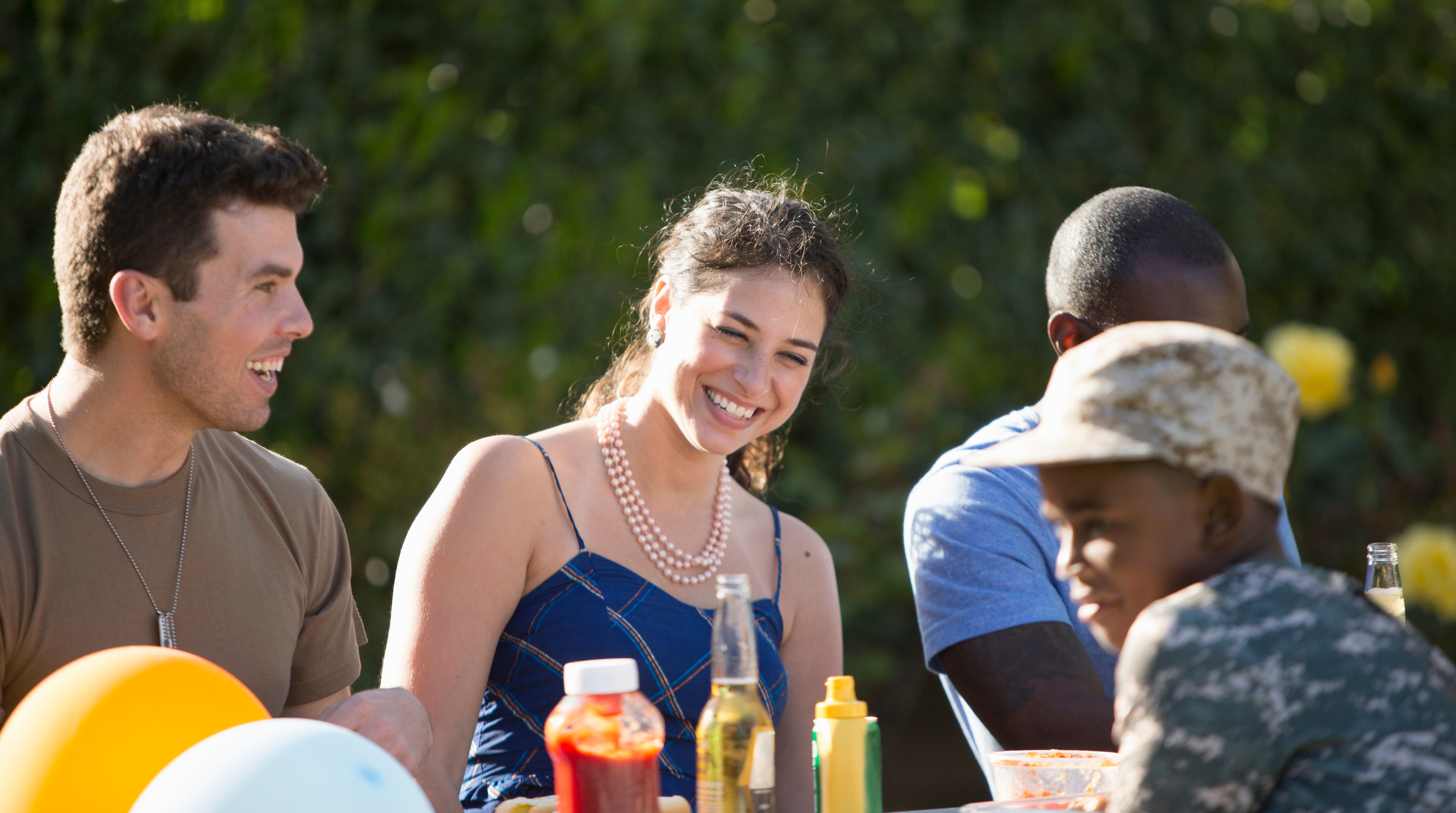 People at a picnic