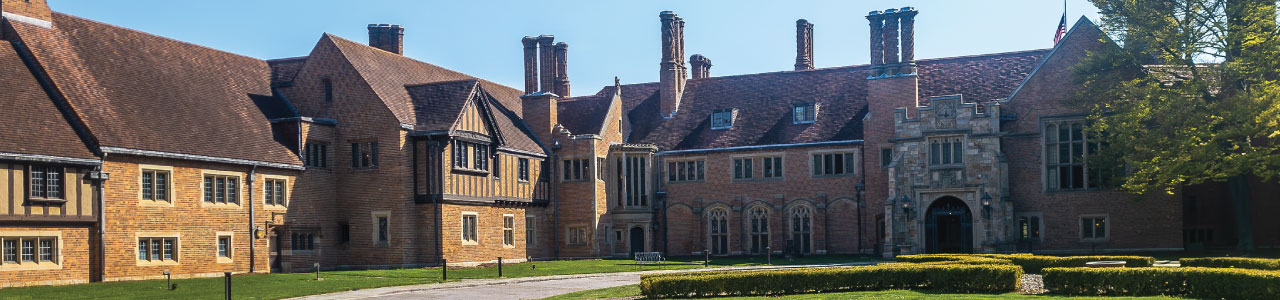A view of Meadow Brook Hall.