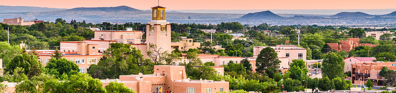 A view of the Santa Fe skyline.