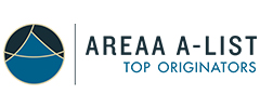 AREAA A-List Top Originators logo text