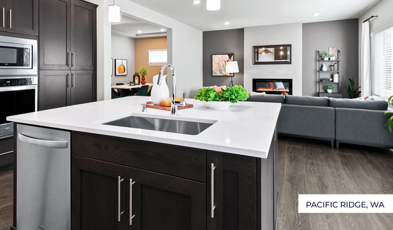 Interior of a D.R. Horton home.