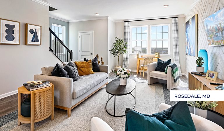 Interior of a D.R. Horton home.